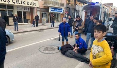 Yaralıya ilk müdahaleyi yoldan geçen hasta nakil ambulansı ekipleri yaptı