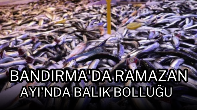 Bandırma’da Ramazan Ayı’nda balık bolluğu
