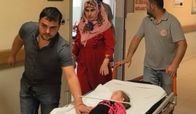  2 yaşındaki çocuğun çenesine askı saplandı