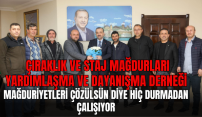Çıraklık ve Staj Mağdurları Yardımlaşma ve Dayanışma Derneği mağduriyetleri çözülsün diye hiç durmadan çalışıyor