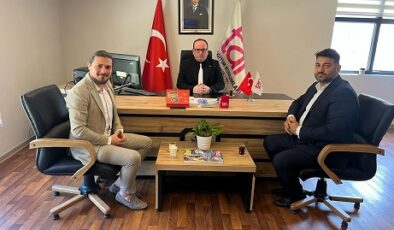 DEVA Partisi Bursa İl Başkanı Tayfun Öztürk ve Osmangazi İlçe Başkanı Hüseyin Düzgün’den Erten Kayan’a Ziyaret