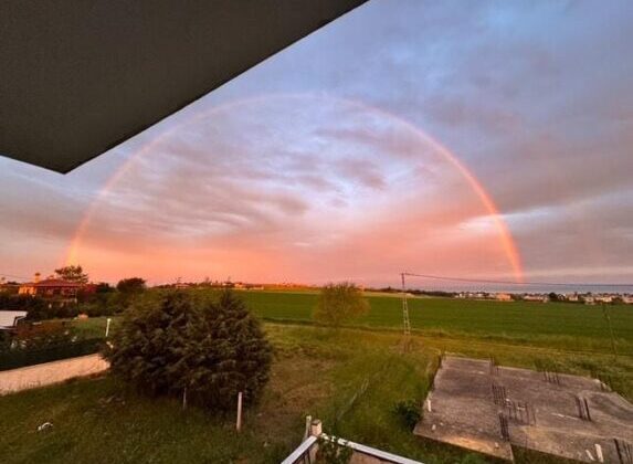  İstanbul’da gökkuşağı ve günbatımı mest etti