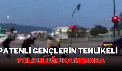 Patenli gençlerin tehlikeli yolculuğu kamerada