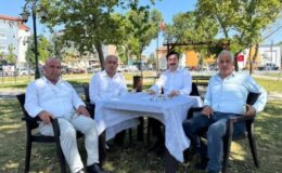  Başkan makamını parka taşıdı