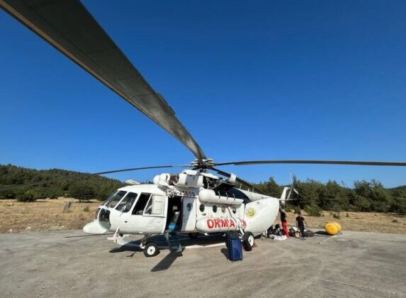 Bursa Orman Bölge Müdürlüğü, Orhaneli’de Yangın Söndürme Helikopterini Göreve Başlattı