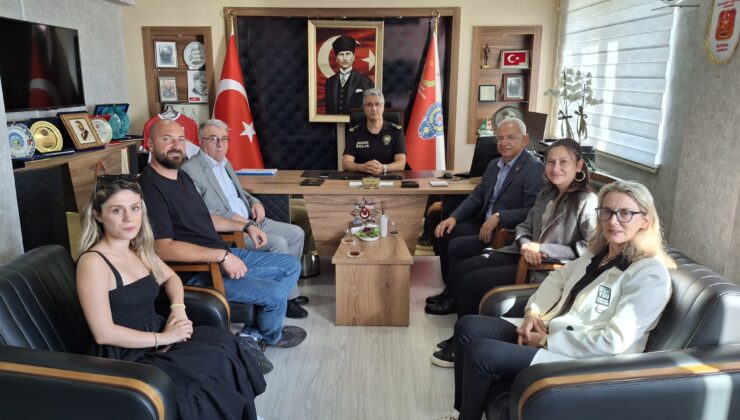 CHP Gemlik İlçe Yönetimi Mazbata Sonrası Sahada: İlk Ziyaret İlçe Emniyet Müdürü Ümit Şahin’e
