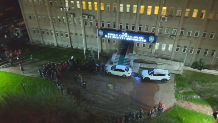 Çorlu’da 900 polisle şafak operasyonu: Uyuşturucu ve silahlar ele geçirildi