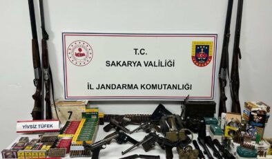  Ev değil cephanelik: 60 yaşındaki şahıs tutuklandı