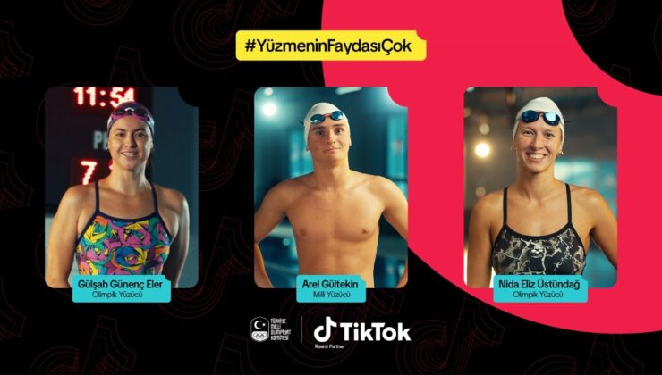 Milli yüzücülerimiz yüzmenin faydalarını TikTok’ta anlatıyor, gençlere ilham veriyor