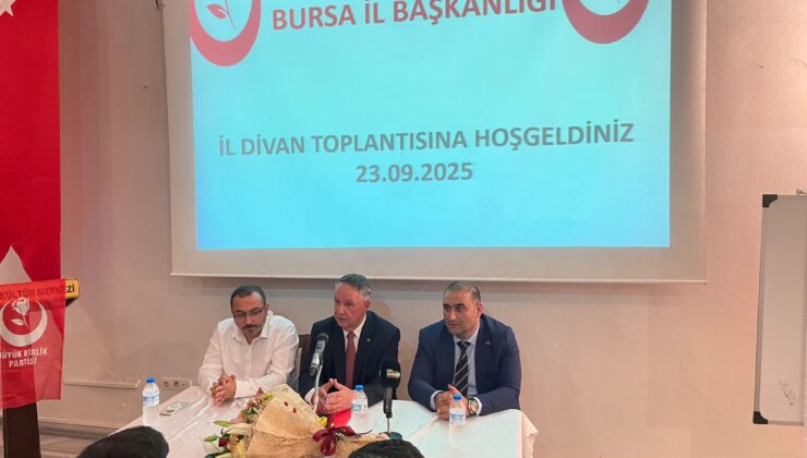 BBP Bursa İl Başkanlığı’nda Sert Mesajlarla Devir Teslim Töreni