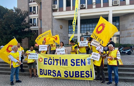 Eğitim-Sen Bursa Şube Başkanı Derviş Erdem: “Eğitim Masrafları Velinin Belini Büküyor!”