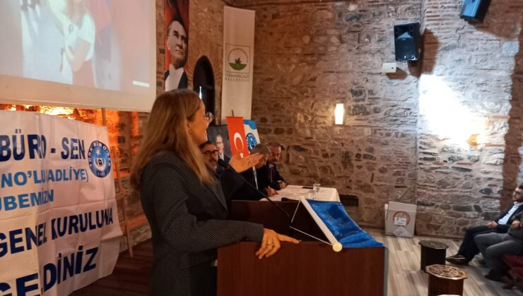 Türk Büro Sen Bursa 2 Nolu Şubede Dilşad Derya Peker Güven Tazeledi