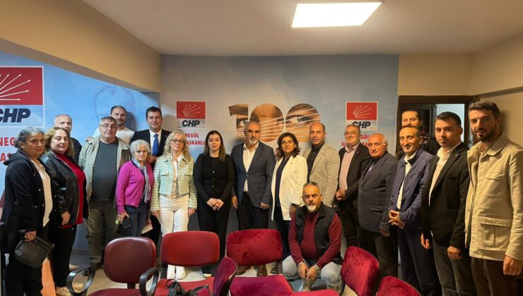 CHP PM Üyesi Canan Taşer’den CHP İnegöl İlçe Başkanlığı’na Ziyaret