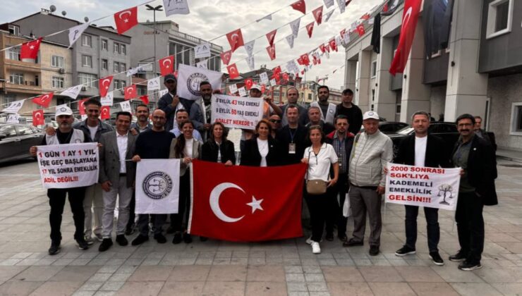 “Kademeli Emeklilik Bizim Emeğimizdir!”