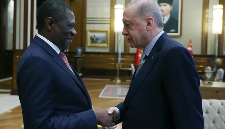 Erdoğan, Mashatile’yi Külliye’de kabul etti