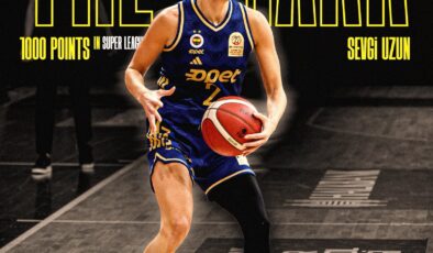 Fenerbahçeli Sevgi Uzun’dan, Kadınlar Basketbol Süper Ligi’nde 1000. sayı