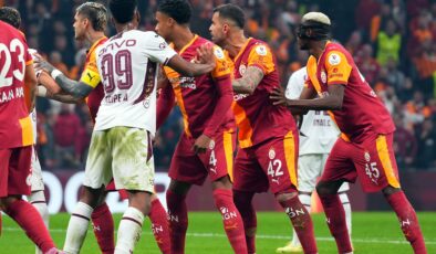 Galatasaray’ın, Trabzonspor’a karşı galibiyet serisi sona erdi