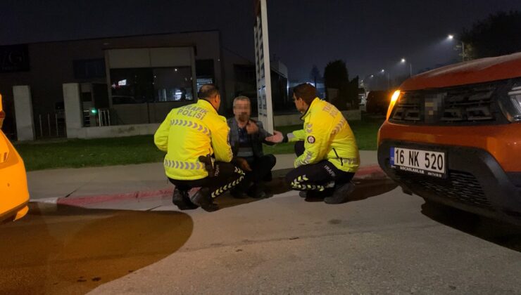 Alkollü sürücü uygulamada alkol almaya devam etti, babası çılgına döndü