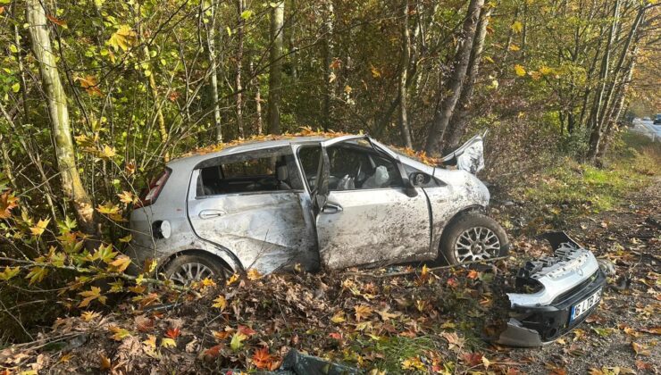 Bursa’da 50 metre arayla iki kaza: Aynı aileden 3 kişi yaralandı