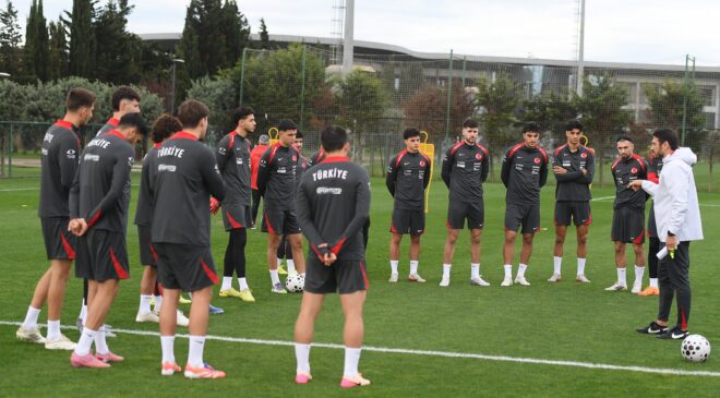 Ümit Milli Takım, Ukrayna ve Litvanya maçlarının hazırlıklarına devam etti