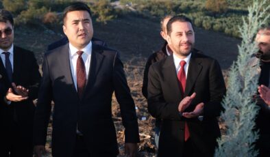 Kırgızistan-Türkiye dostluk ilişkileri fidanlarla kök saldı