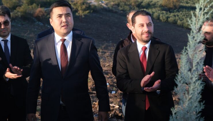 Kırgızistan-Türkiye dostluk ilişkileri fidanlarla kök saldı