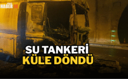 Su tankeri küle döndü