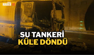 Su tankeri küle döndü