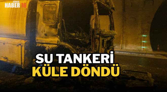 Su tankeri küle döndü