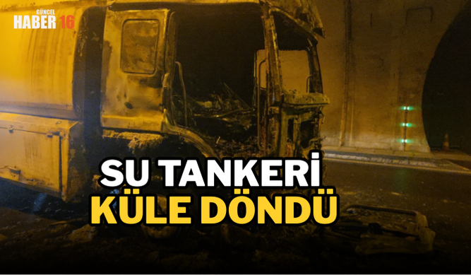 Su tankeri küle döndü