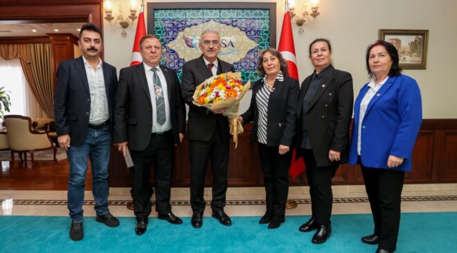 Bursa Valisi Ayyıldız’a TÜED Uludağ Şubesinden Ziyaret