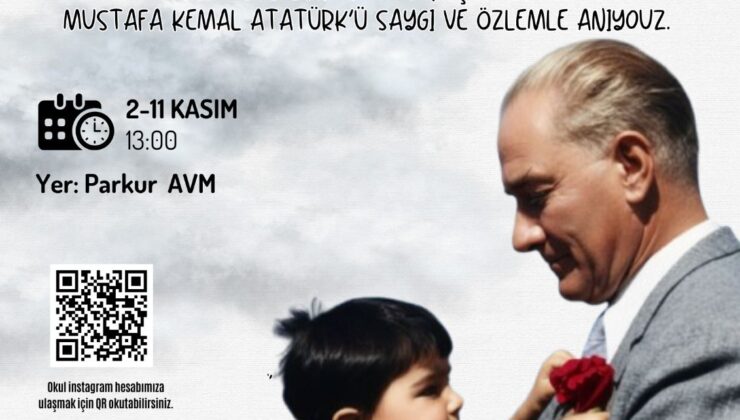 Ekol Koleji’nden “Atatürk ve Çocuk” Temalı Resim Sergisi