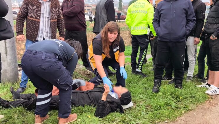 Bursa’da otomobil dere yatağına uçtu: 3 yaralı