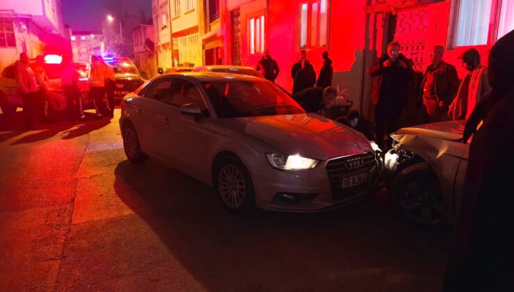 Otomobille park halindeki araçlara çarpan şahsın motosiklet ehliyeti olduğu belirlendi