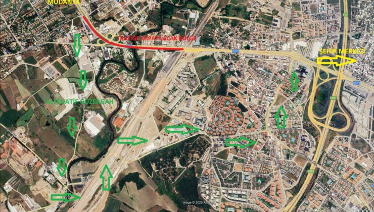 Geçit Köprüsü’nde trafik düzenlemesi