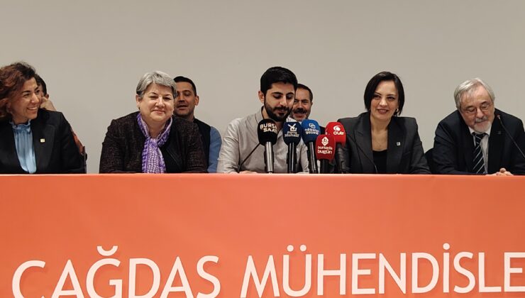 Çağdaş Mühendisler adaylık açıklamasını gerçekleştirdi