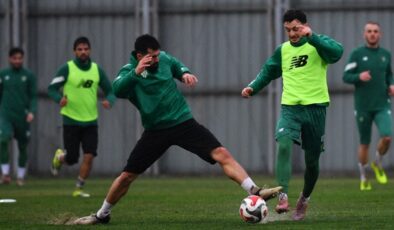 Bursaspor, Adanaspor maçı hazırlıklarını sürdürdü