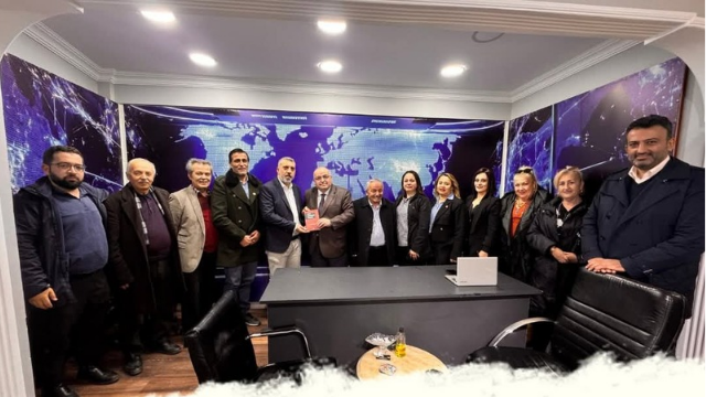 10 Ocak Çalışan Gazeteciler Günü dolayısıyla basın ofisimize anlamlı bir ziyaret gerçekleştirildi.