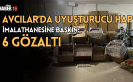  Avcılar’da uyuşturucu hap imalathanesine baskın: 6 gözaltı