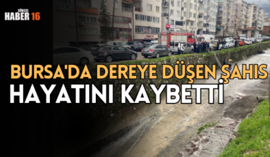  Bursa’da dereye düşen şahıs hayatını kaybetti
