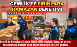 Gemlik’te Fırınlara Ramazan Denetimi