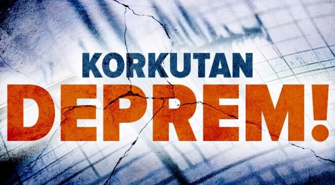 4.7 büyüklüğünde deprem!