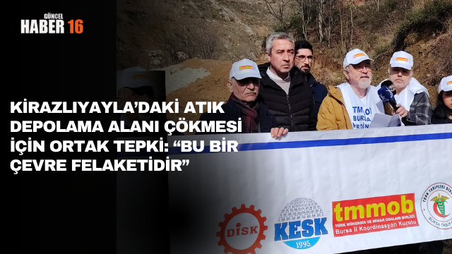 Kirazlıyayla’daki Atık Depolama Alanı Çökmesi İçin Ortak Tepki: “Bu Bir Çevre Felaketidir”