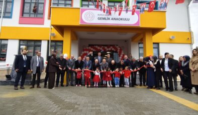 Gemlik Anaokulu Törenle Hizmete Açıldı