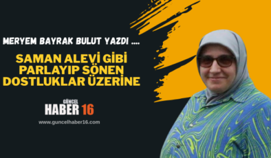 Saman Alevi Gibi Parlayıp Sönen Dostluklar Üzerine
