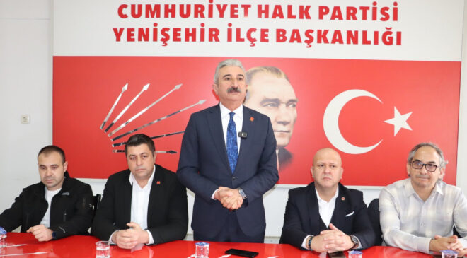 CHP BURSA İL BAŞKANI NİHAT YEŞİLTAŞ’TAN YENİŞEHİR’DE ERKEN SEÇİM MESAJI: “HALK ADALET VE DEĞİŞİM İSTİYOR”