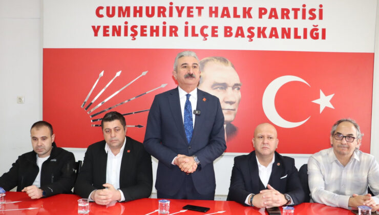 CHP BURSA İL BAŞKANI NİHAT YEŞİLTAŞ’TAN YENİŞEHİR’DE ERKEN SEÇİM MESAJI: “HALK ADALET VE DEĞİŞİM İSTİYOR”
