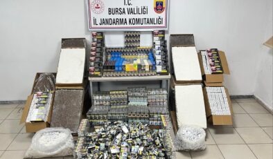 Bursa’da Kaçak Sigara ve Tütün Operasyonu: 2 Şüpheli Yakalandı