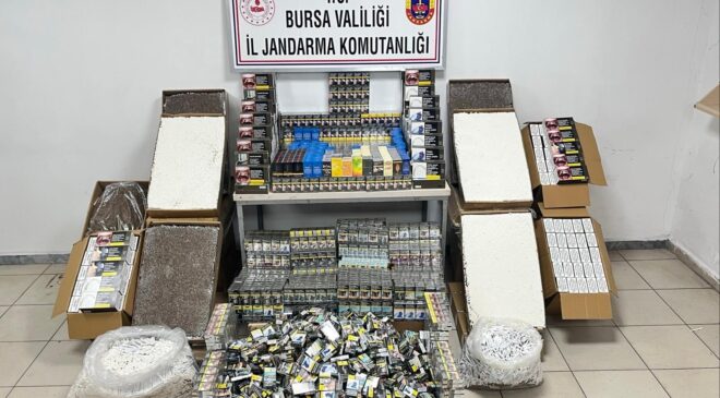 Bursa’da Kaçak Sigara ve Tütün Operasyonu: 2 Şüpheli Yakalandı