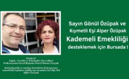 Bursa’da Emeklilik Mücadelesine Destek Çağrısı: “Mezarda Emekliliğe Hayır”